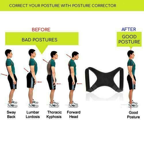 Posture Corrector Shoulder Support Belt Body Brace Belt Lumbar Adjustable Strap