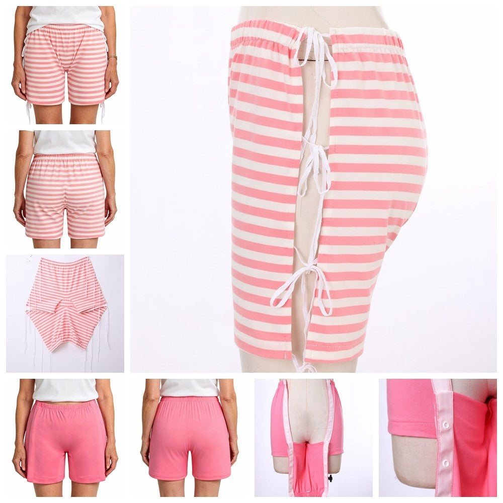 Women Briefs Comfortable Underwear Bedridden Patients Lingerie Sides Lace-up