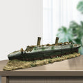 Aquarium Fish Tank Titanic Shipwreck Ship Ornament Decorations Cave Hide