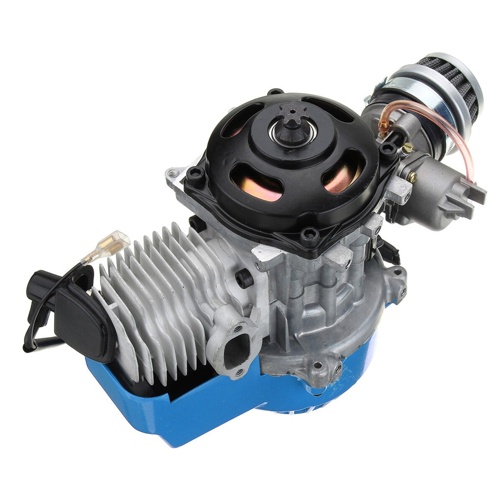 49CC 2-Stroke PullStart Pull Start Engine Air Filt Mini Motor Quad ATV Dirt Bike