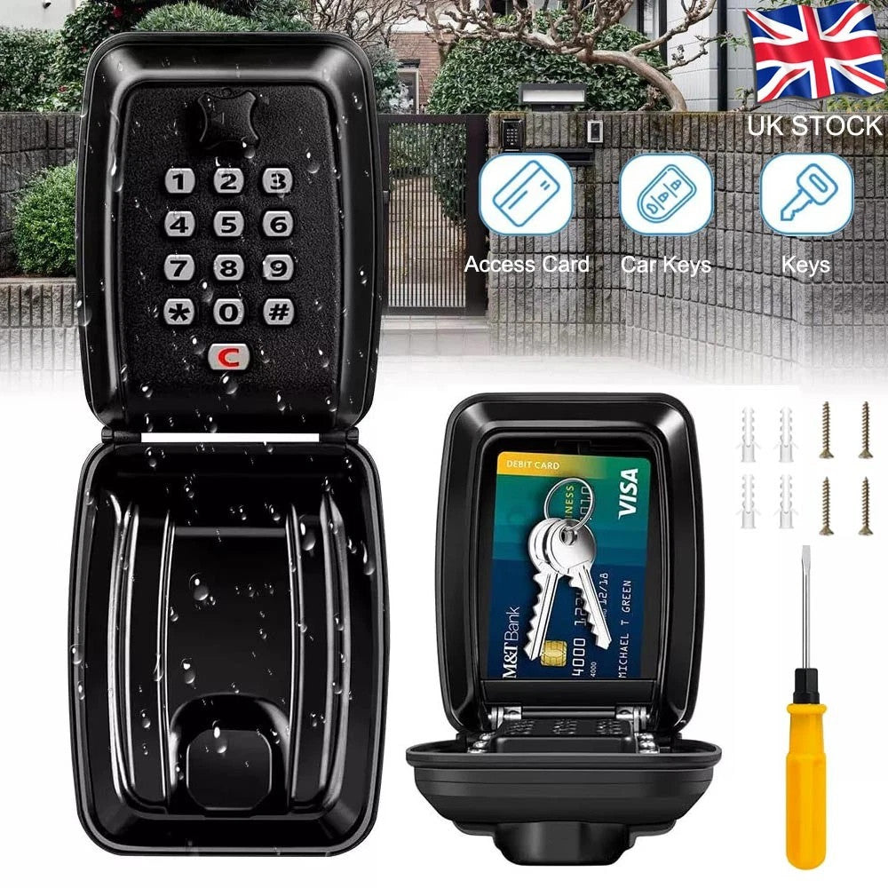 Key Safe Wall Mounted Police Approved Key Lock Box Outdoor Large Key Lock Box UK