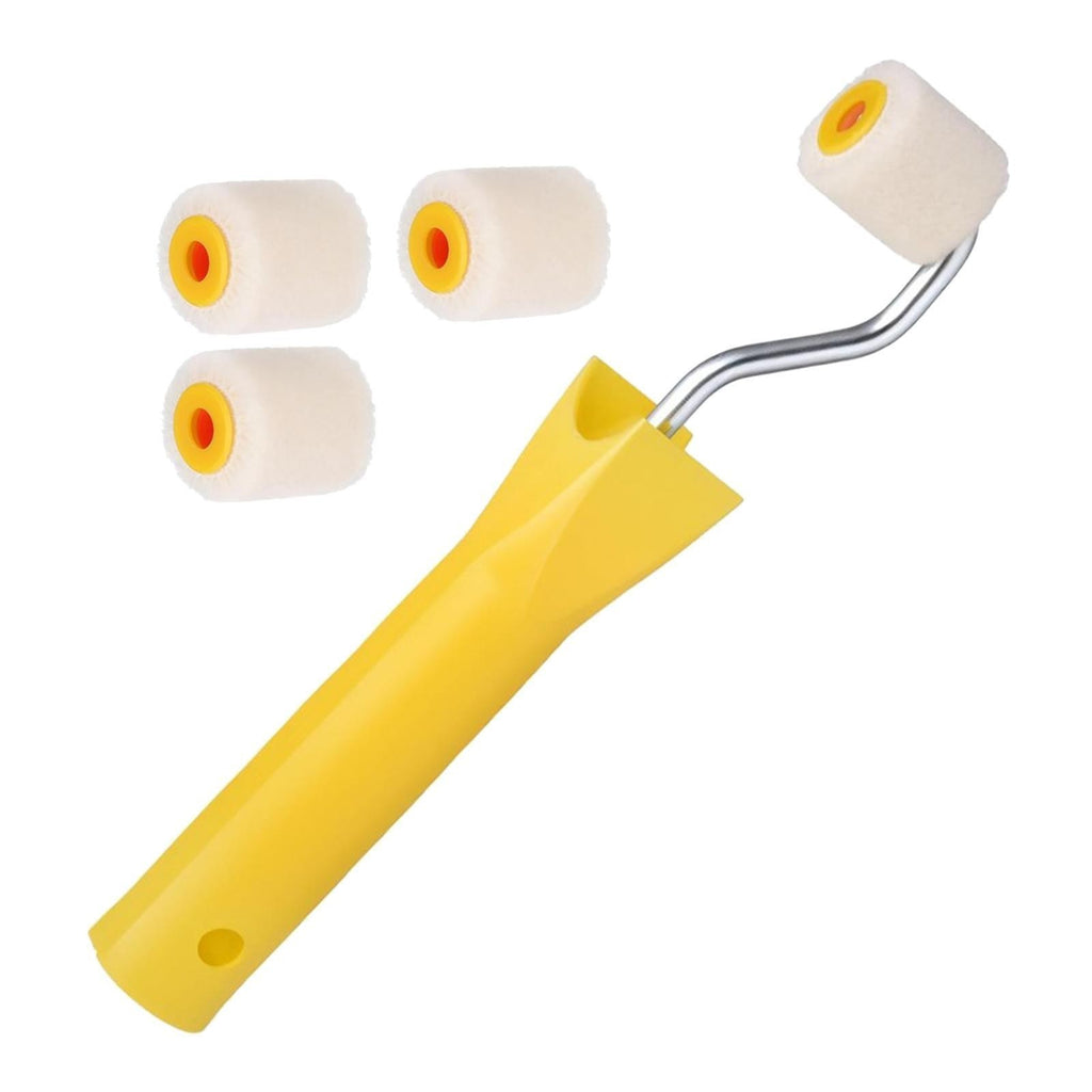 1 inch Mini Paint Roller Set with 4 Refills for Miniature Painting Versatile