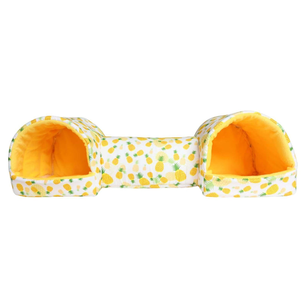 Hamster Hideout Guinea Pig Tunnel and Bed Bedding Habitat Small Animal House
