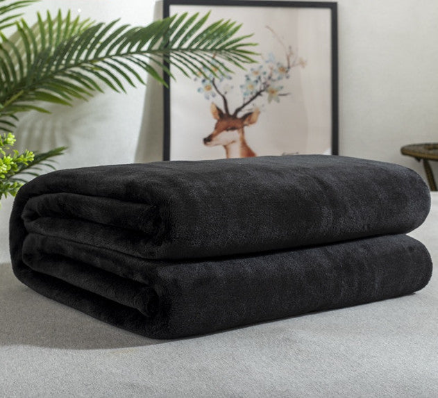 Soft Flannel Throw Blanket All Season Sofa Bed Warm Cover