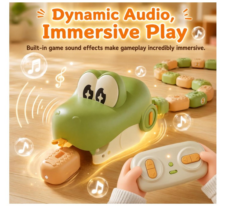 Magnetic Snake Game Toy Eating Itself, Remote Control Eating Snake Toys