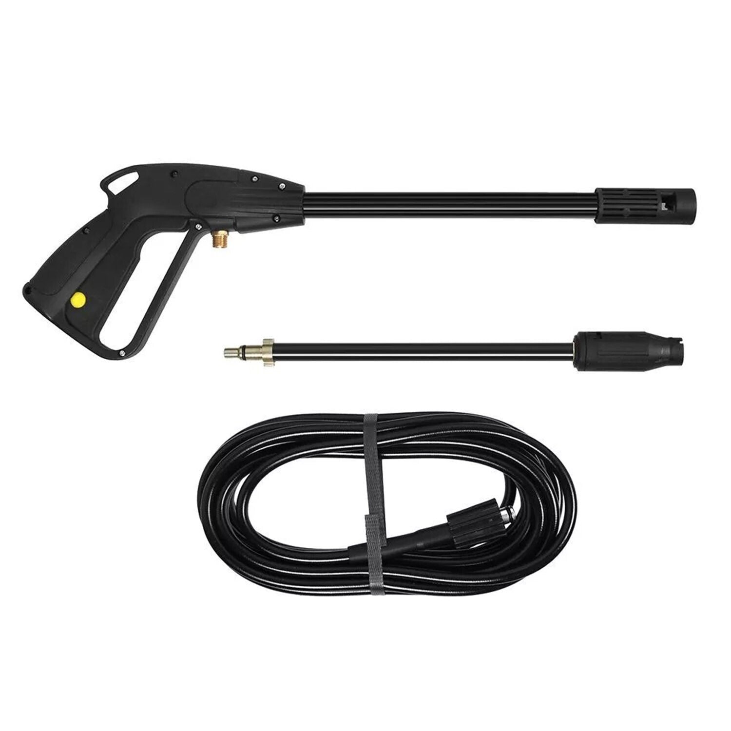 High Pressure Power Washer Spray Gun 150 Bars M14 Jet Lance Nozzle and 26FT Hose
