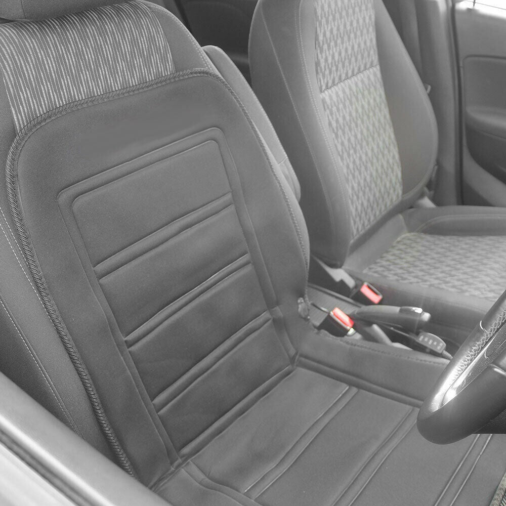Luxury Heated Car Seat Cushion Heater Aftermarket Universal Fit 12V Warm Winter