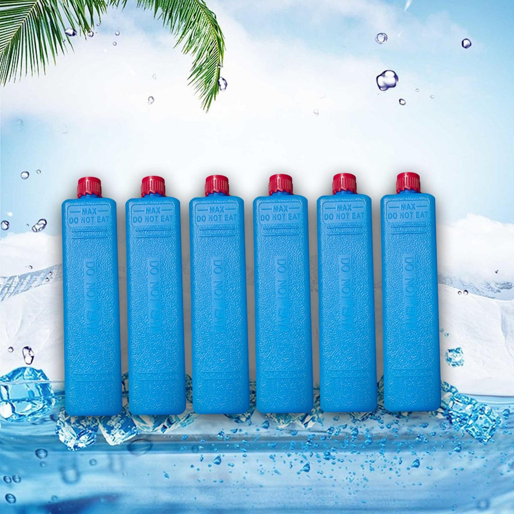 6Pcs Ice Boxes Ice Packs Freezer Blocks Ice Blocks for Family Air Conditioning