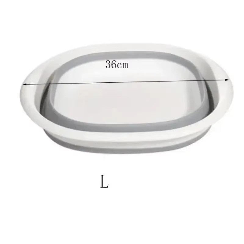 Foldable Multipurpose Basin Collapsible Washing Up Bowl Sink For Camping Travel