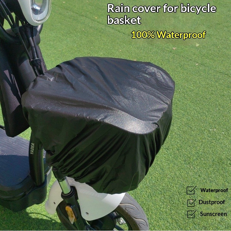 Electric Bike Front Basket Rain Cove Electric Scootermotorcycle Basket Cover
