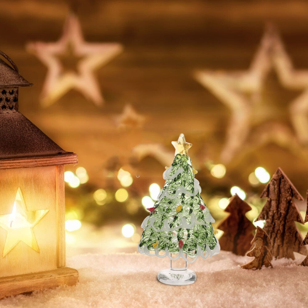 Christmas Tree Ornaments Artificial Xmas Trees Crystal Collectible