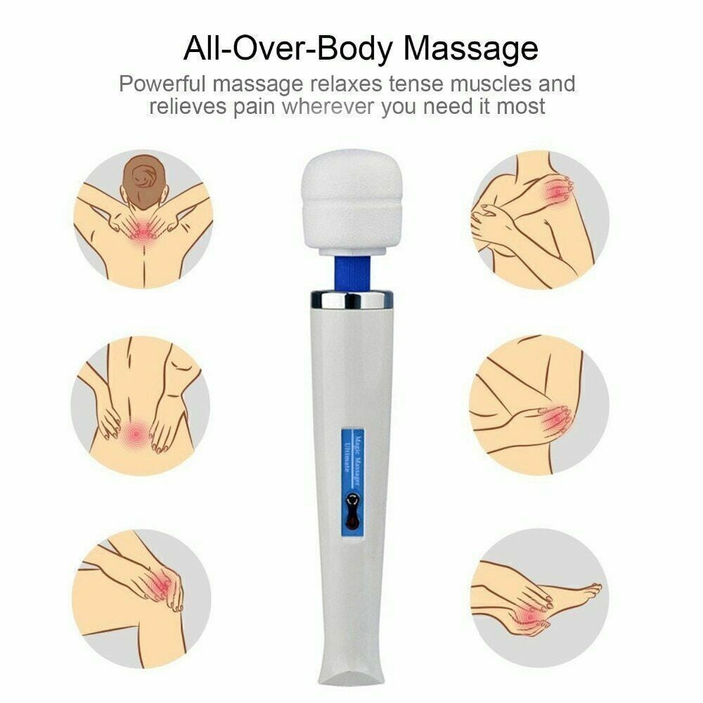 Magic Wand Massager 30 Speed Hitachi Motor Full Body Pulse Massager UK