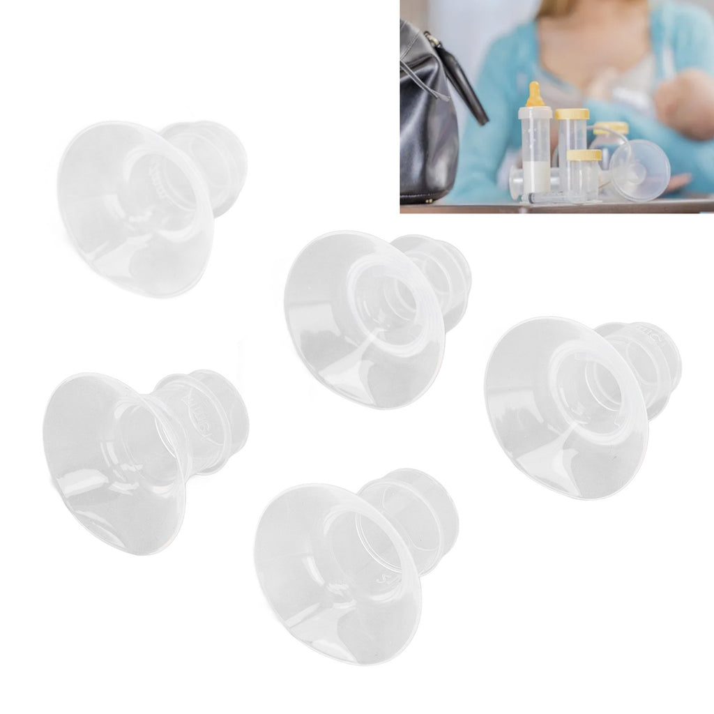 Pump Flange Inserts 13/15/17/19/21mm Breastfeeding Pump Shields Easy Cleaning