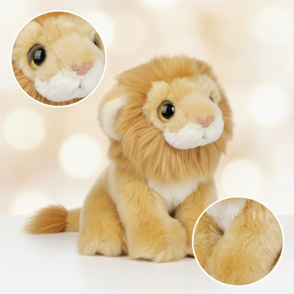 Lion Stuffed Animal Cute Stuffed Lion Toy Soft for Bedtime, Toddlers