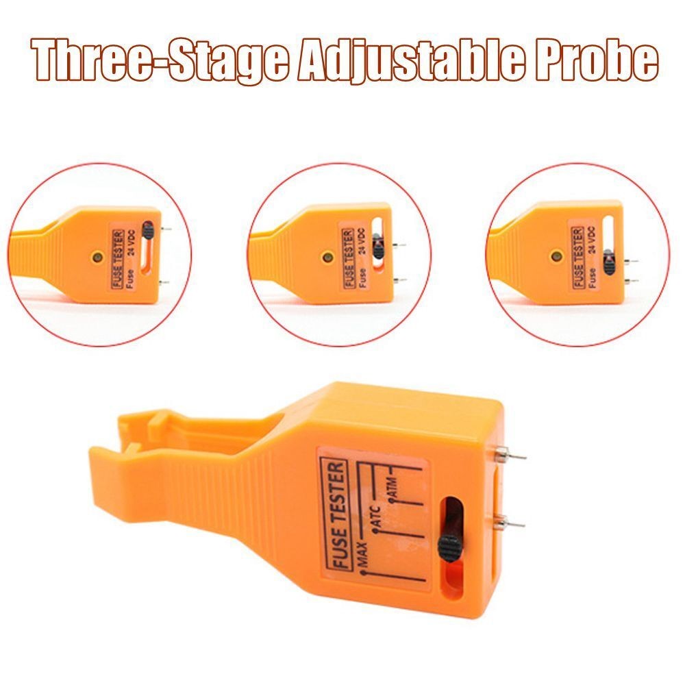 Type Tester with Green LED Indicator Light Car Fuse Tester Puller Auto Checker~
