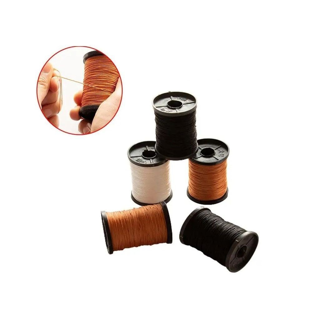13pcs Leather Sewing Kit Leather Tapered Needles Nylon Thread Straight Hook