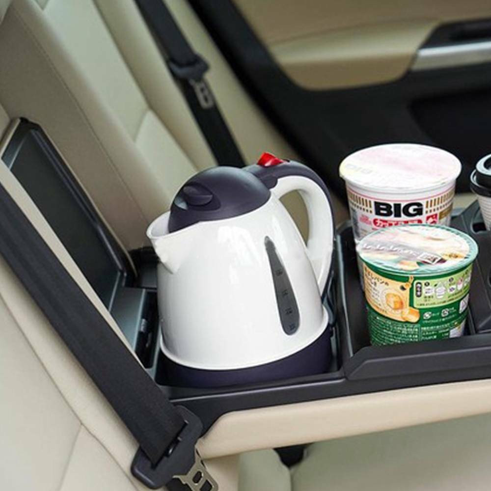 12V ELECTRIC CAR KETTLE TRAVEL CAMPING CARAVAN BOILING WATER SOCKET TEA COFFEE