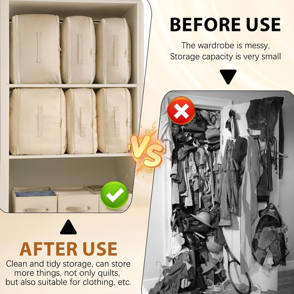 Ultra Space Saving Self Compression Organizer New Heavy Duty Moving Bags