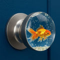 Handcrafted Unique Decorative Door Handle, Round Resin Bead Door Handle
