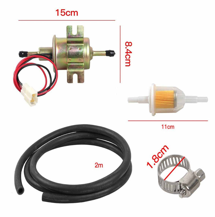HEP-02A Petrol Gas Diesel Car 12V Universal Low Pressure Electric Fuel Pump B