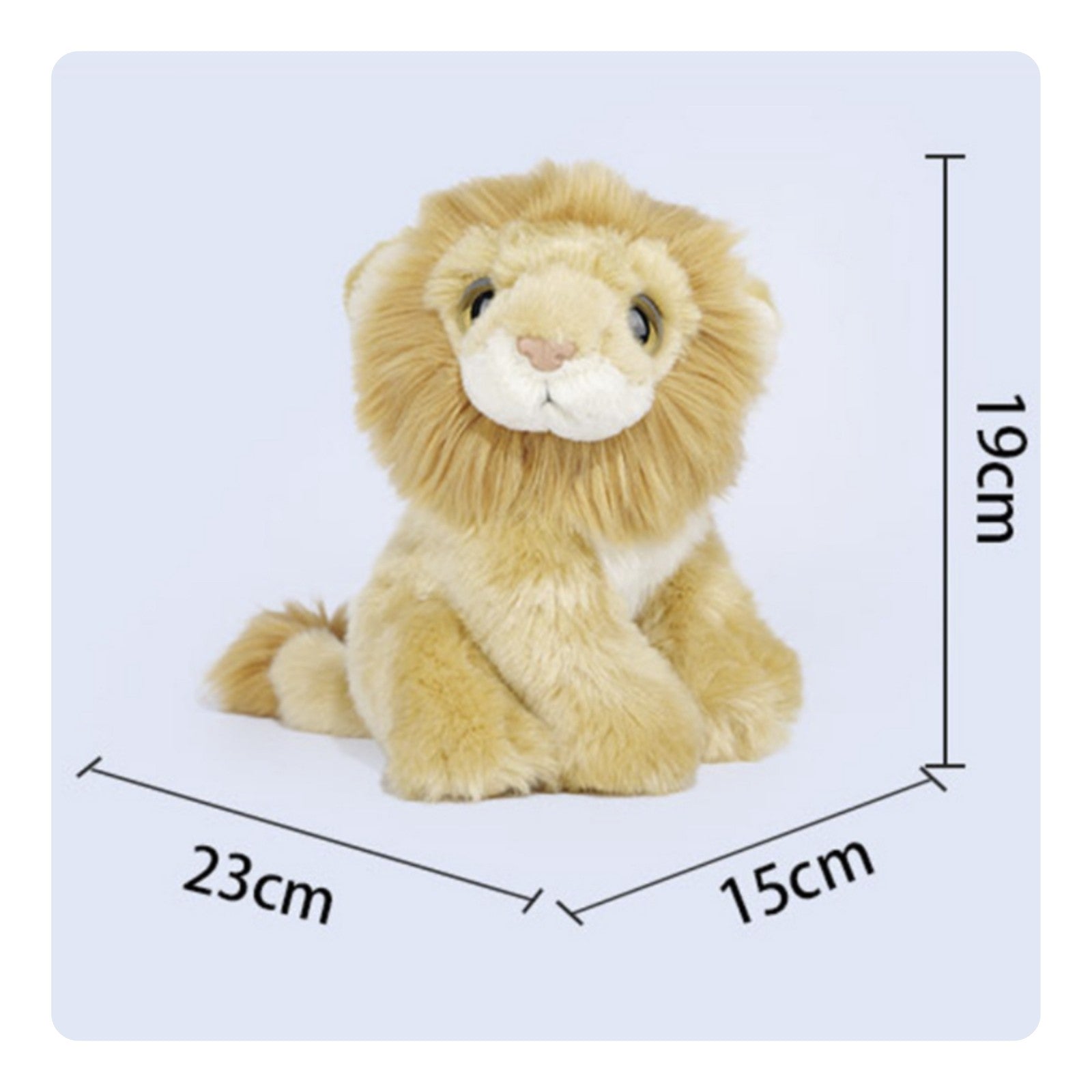 Lion Stuffed Animal Cute Stuffed Lion Toy Soft for Bedtime, Toddlers