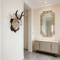 Animal Home Decoration Jackalope Statue Wall Mount Antler Rabbit Head Hanging