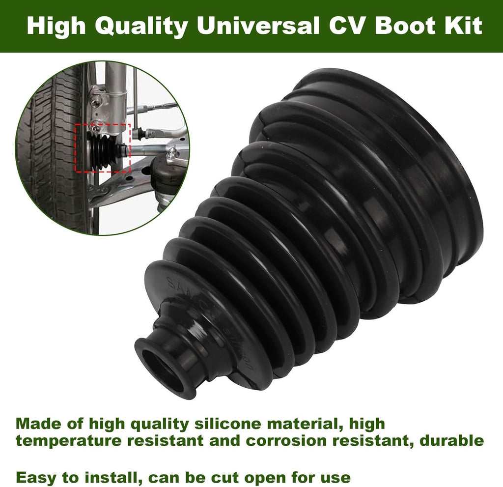 4 CV BOOT KIT STRETCHY UNIVERSAL FIT DRIVE SHAFT GATOR JOINT BOOT STRETCH QTY x4