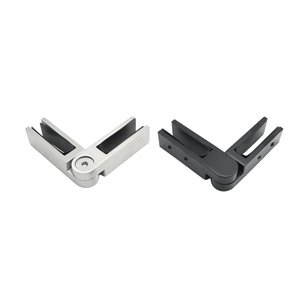 Adjustable Glass to Glass Clamp 90 to 180 Degree for Balustrade Balcony Deck