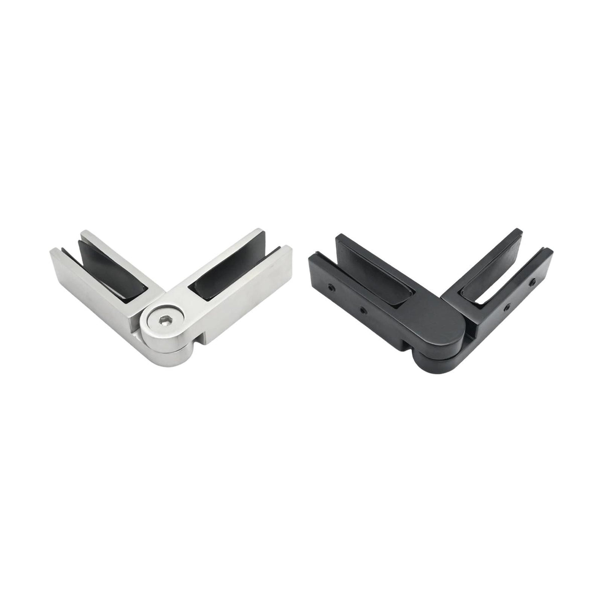 Adjustable Glass to Glass Clamp 90 to 180 Degree for Balustrade Balcony Deck