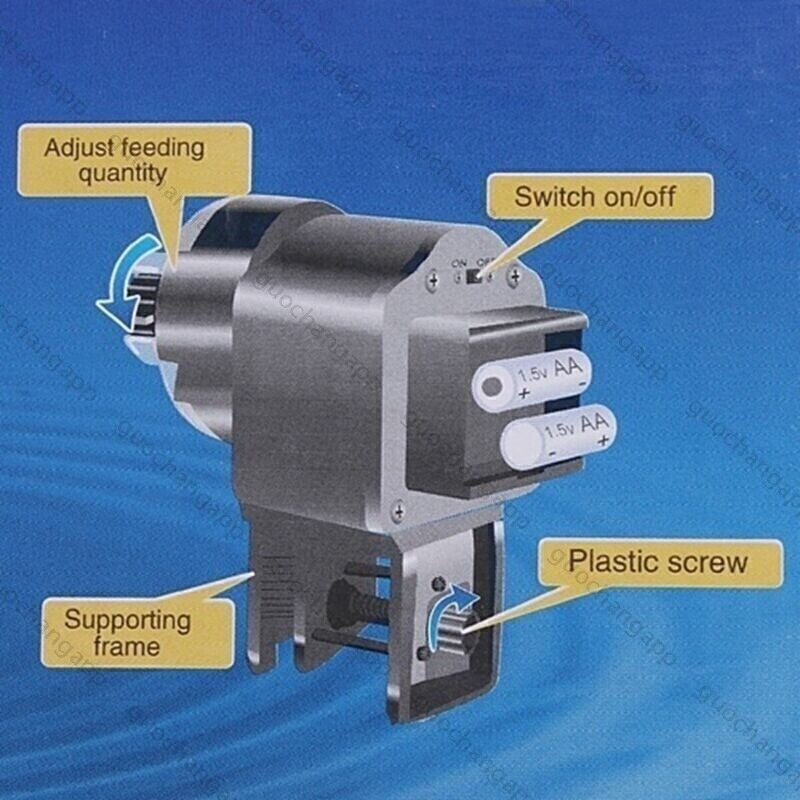 Automatic Fish Food Feeder Timer For Aquarium Tank Pond Flake Pellet Feeding