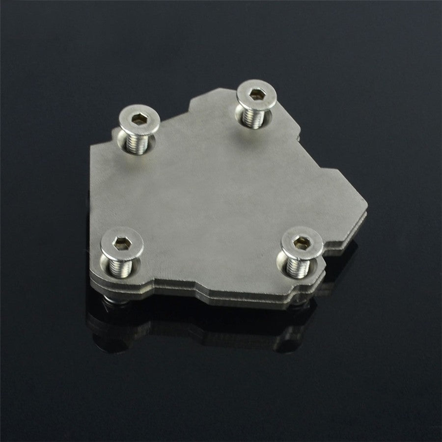 Stainless Motorcycle Side Kickstand Stand Foot Mount Extender Pad Universal New