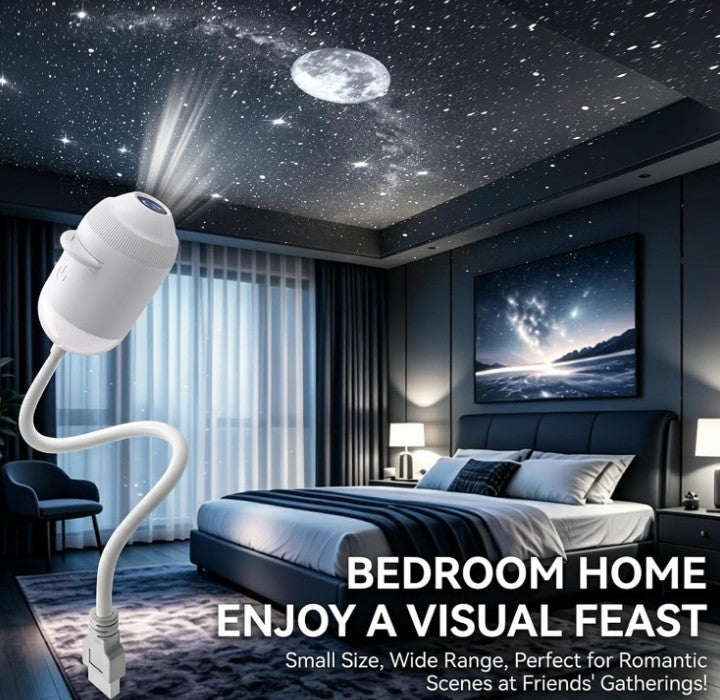 Upgraded Plug and Play Hd Star Projector,Hd Smart Dynamic 2D Holographic Light