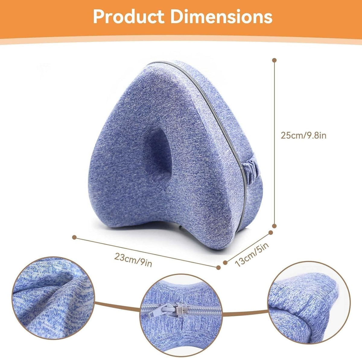 Hip Alignment Pillow,Alignment Pillow-Relieve Hip Pain/Sciatica,Adjustable strap