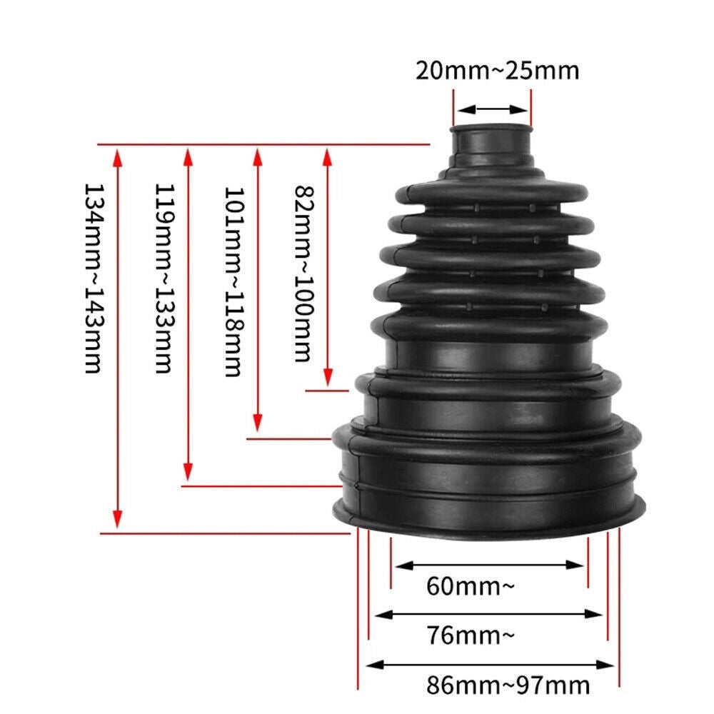 4 CV BOOT KIT STRETCHY UNIVERSAL FIT DRIVE SHAFT GATOR JOINT BOOT STRETCH QTY x4