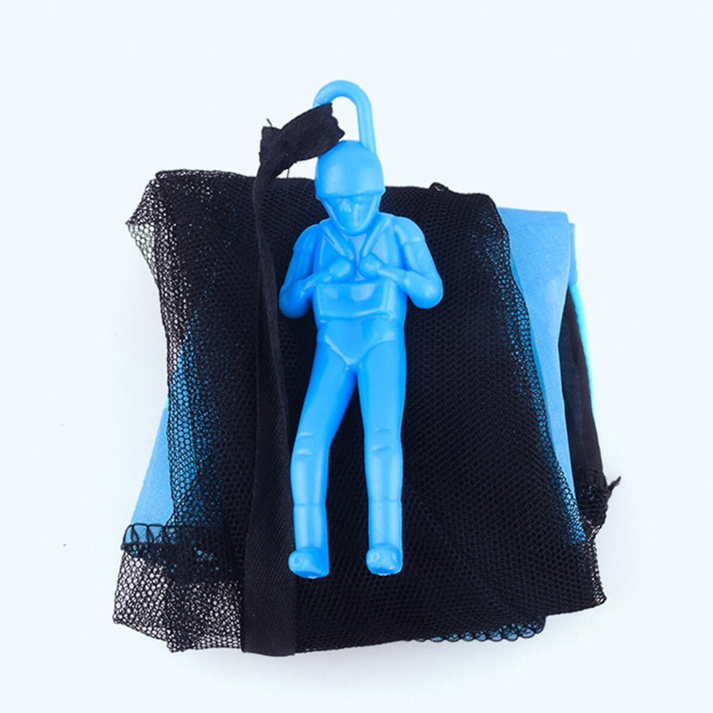 4 Pack Hand Throwing Parachute Soldier Toys Kids Outdoor Sports Mini Game Toys