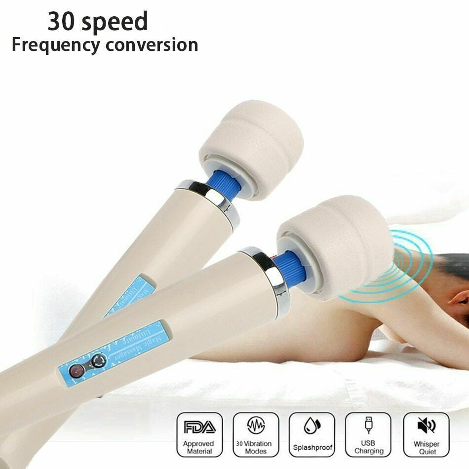 Magic Wand Massager 30 Speed Hitachi Motor Full Body Pulse Massager UK
