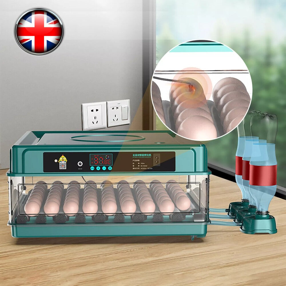 48 Egg Automatic Turning Incubator Chicken Duck Eggs Digital Hatching Machine
