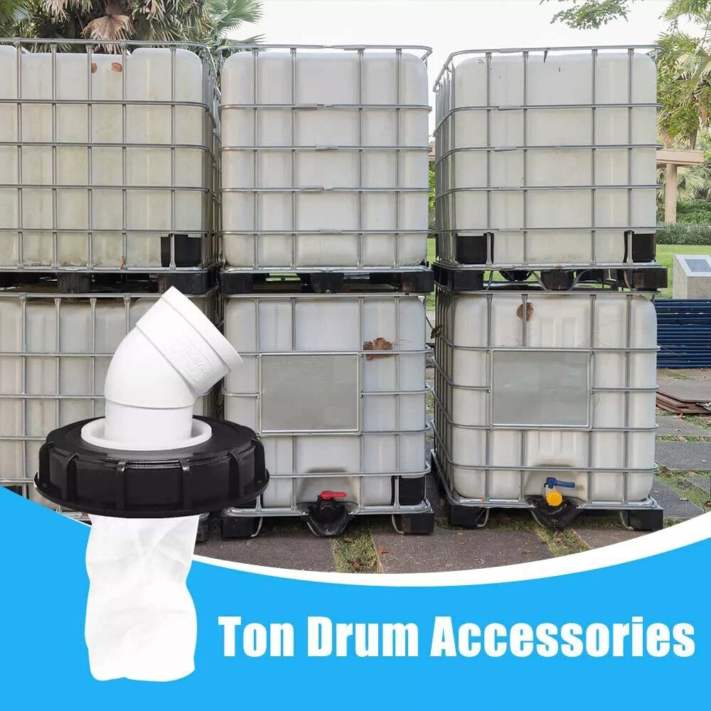 45° IBC Lid Filter Ton Barrel Cover Cap Water Tank IBC Tank Cover Fitting HOT