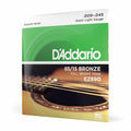 Acoustic Guitar Strings, Super Light EZ890 By D'Addario, 9 - 45 Gauge B