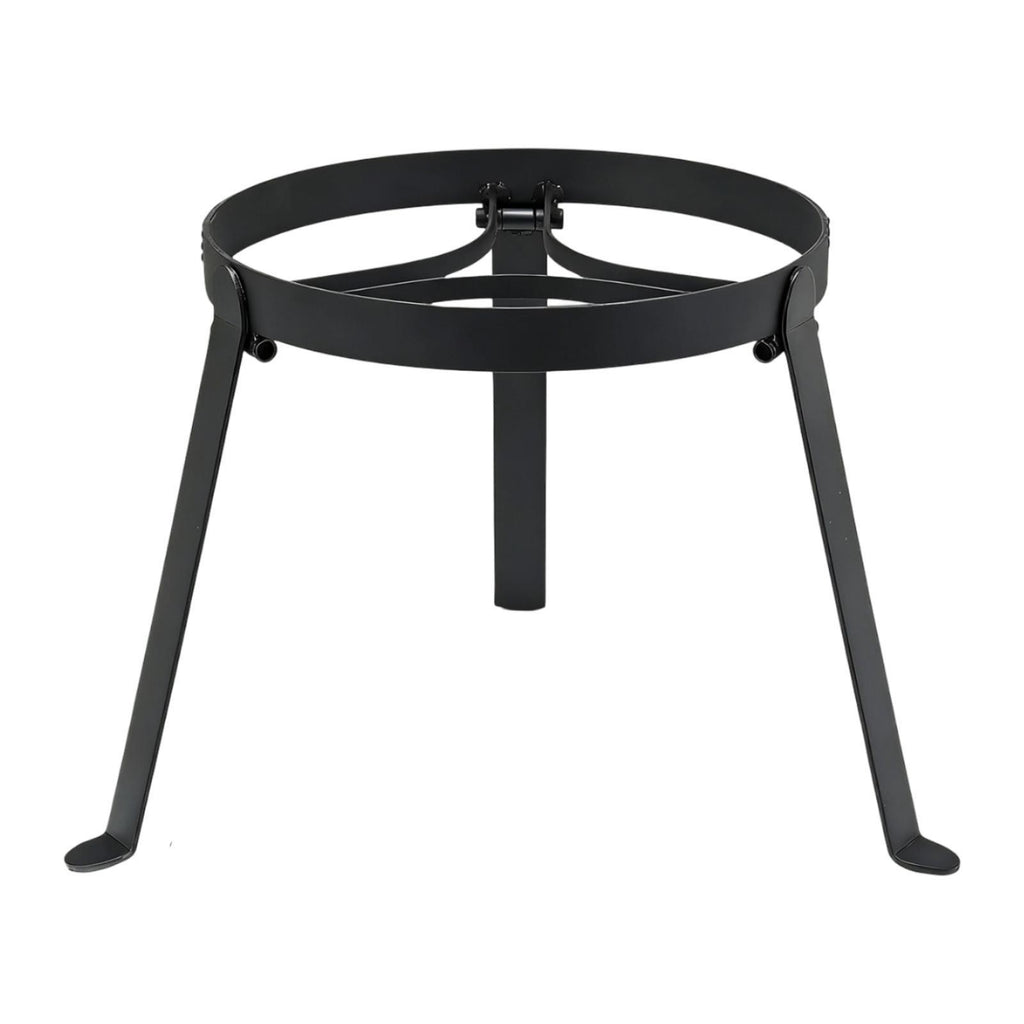 Cooking Campfire Tripod Sturdy Heavy Duty Foldable Open Fire Cooking Stand Iron