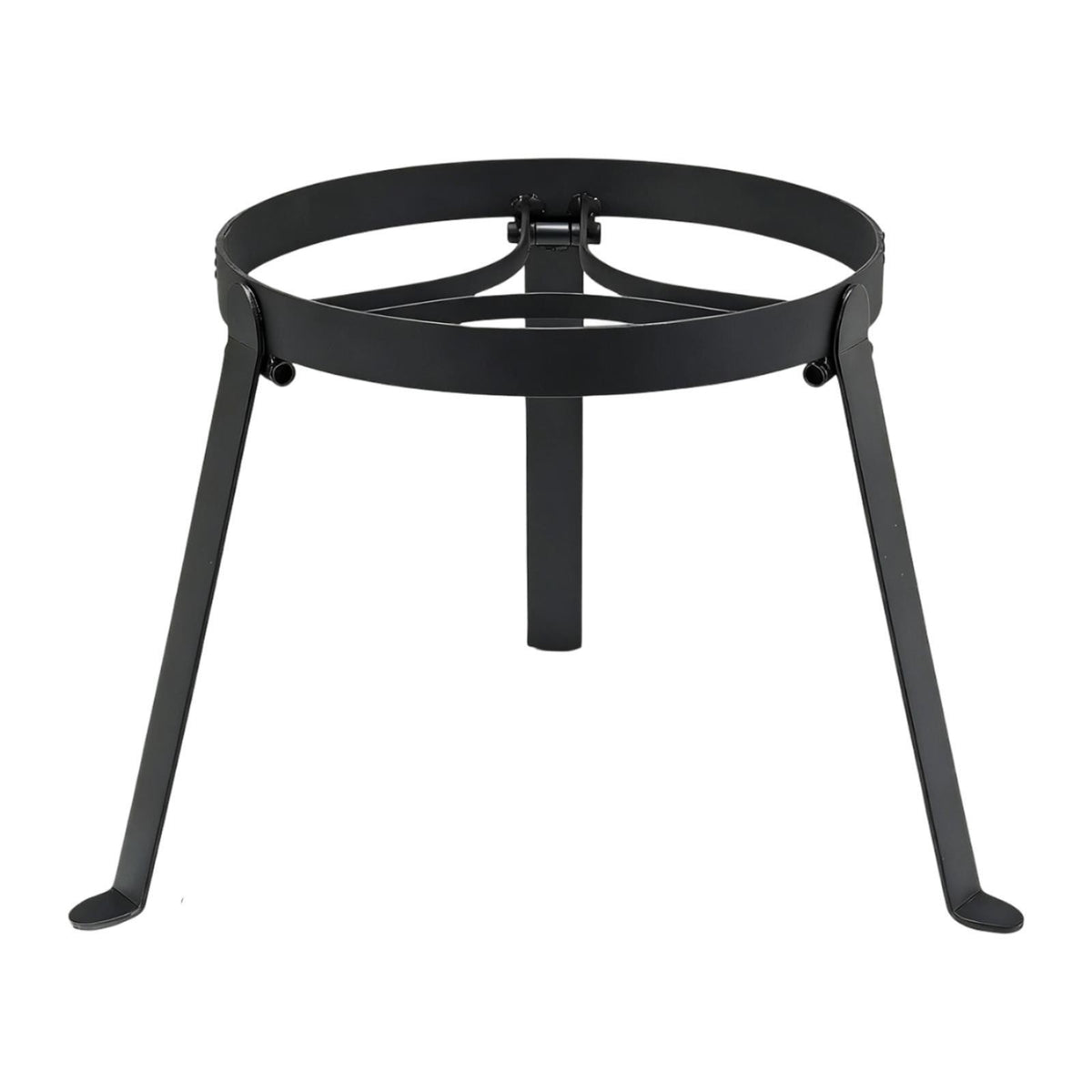 Cooking Campfire Tripod Sturdy Heavy Duty Foldable Open Fire Cooking Stand Iron
