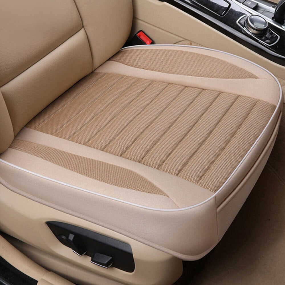 Vehicle Front Seat Cover Breathable PU Leather Pad Mat Chair Cushion Accessories