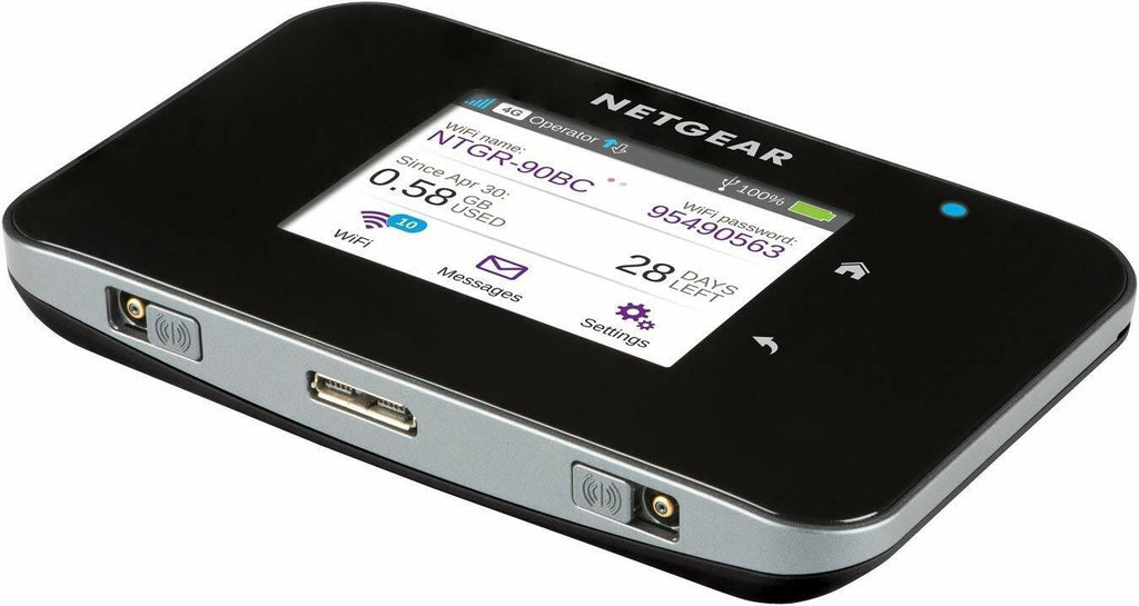 Unlocked Netgear AC810S 600Mbps 4G LTE Wi-Fi Router + Antenna Portable Hotspot