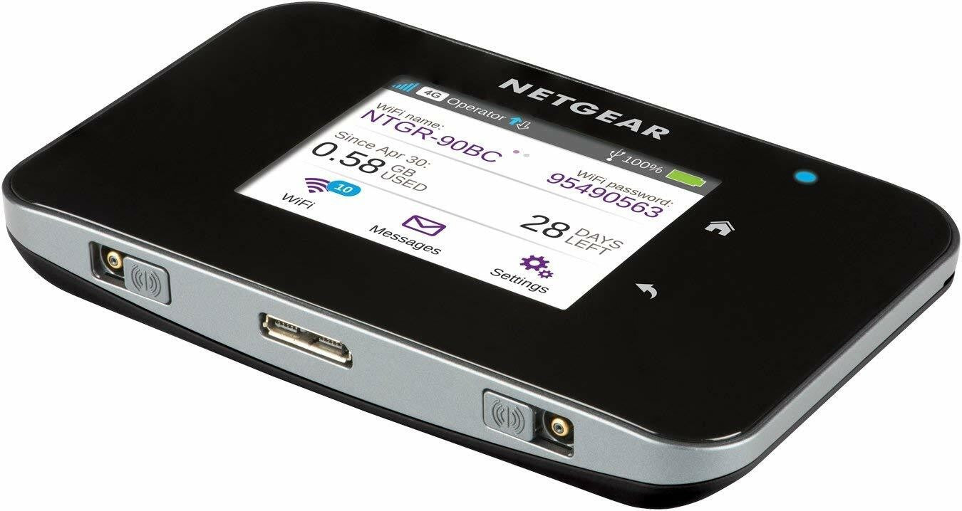 Unlocked Netgear AC810S 600Mbps 4G LTE Wi-Fi Router + Antenna Portable Hotspot