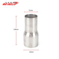 New 51mm - 63mm  Stainless Steel Exhaust Clamp Connector Pipe