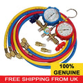 Refrigerant Manifold Gauge Set Air Conditioning Hose Diagnostic Tools R22 R134A