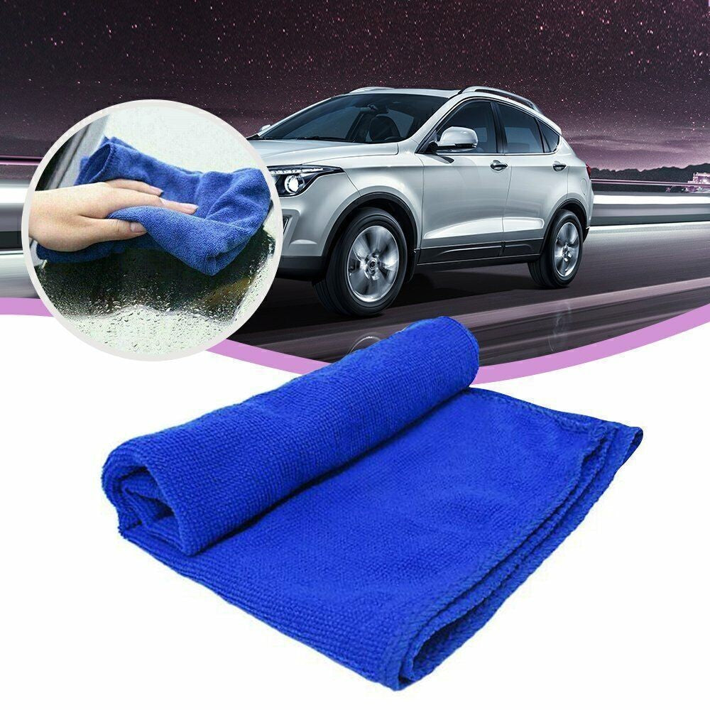 50x LARGE MICROFIBRE CLEANING AUTO CAR DETAILING SOFT CLOTHS WASH TOWEL DUSTER