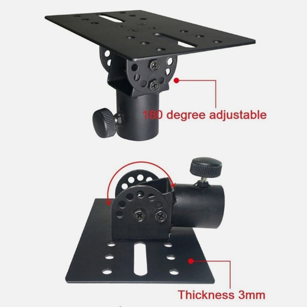 Sturdy 35mm Metal DJ Speaker Stand Adapter Top Cap for Rotatable Mount