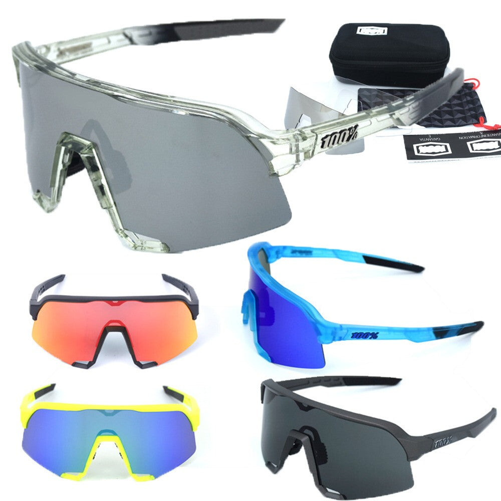 Cycling Glasses 3 Lens Polarized Sunglasses UV400 MTB Road Bike Goggles
