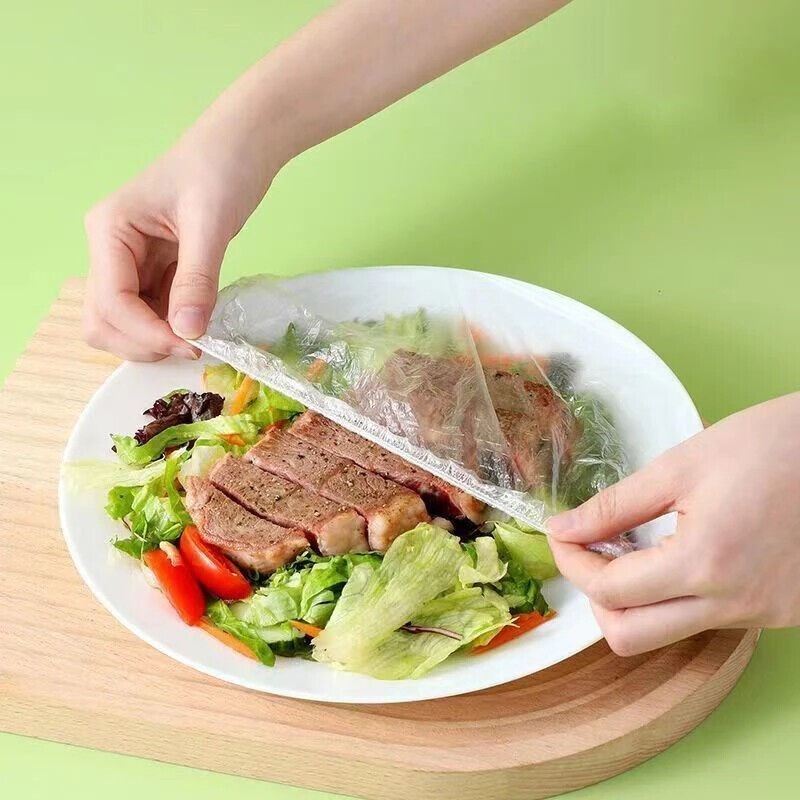 100pcs Disposable Food Storage Cover Bags Bowl Elastic Plate Fresh Keeping Bag